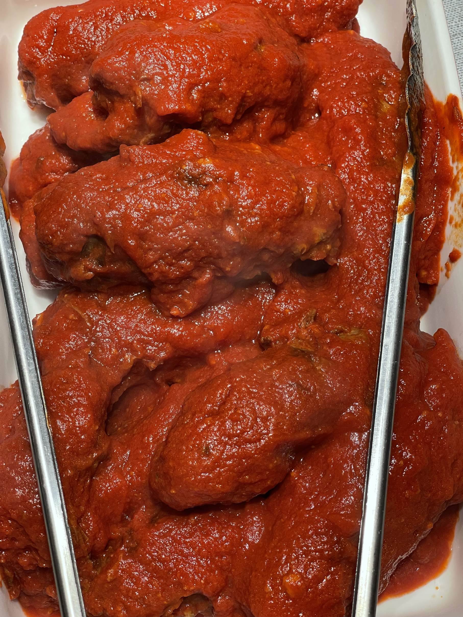 Braciole in Sunday Tomato Sauce