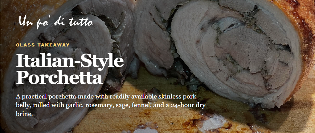 Printable porchetta recipe